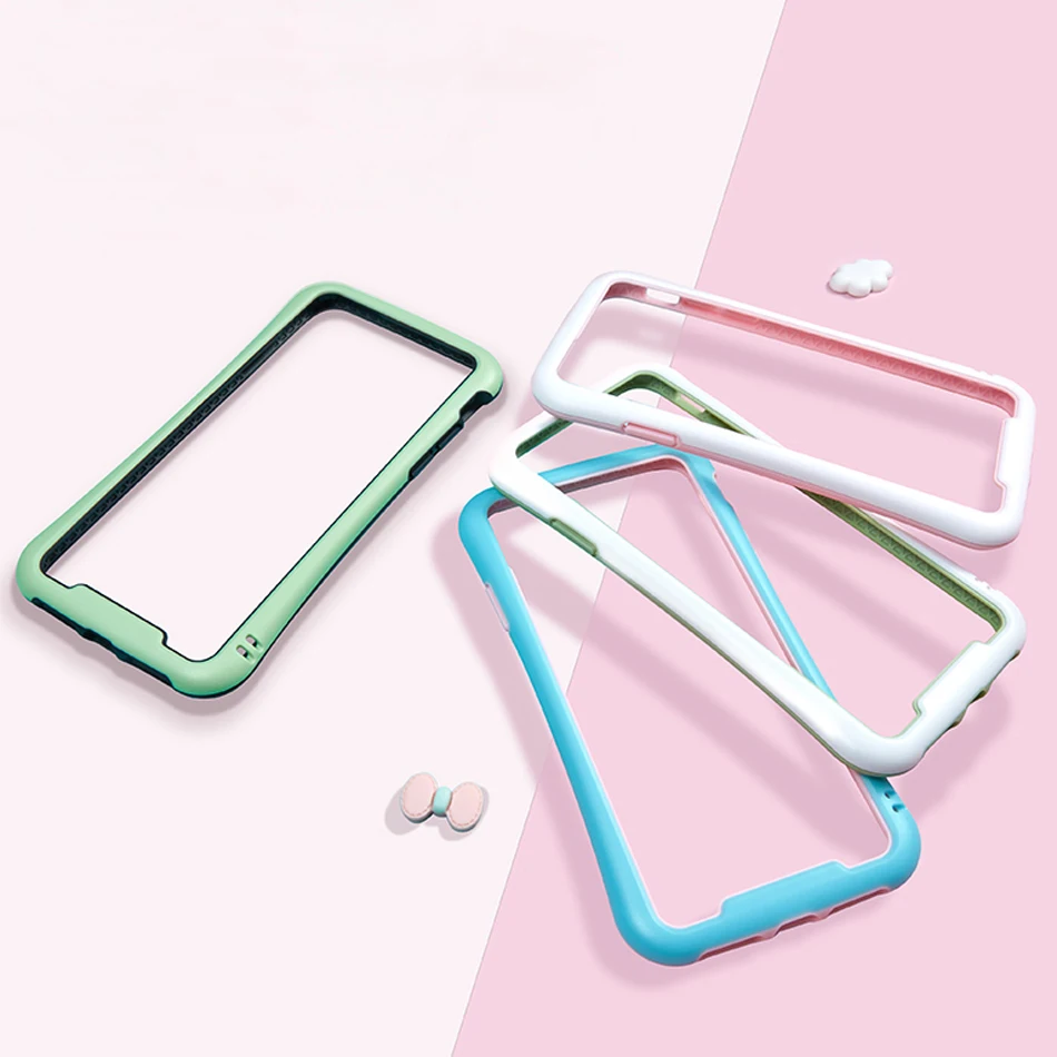 Мягкий бампер чехол для iPhone 8 Plus ТПУ Силиконовый противоударный чехол для iPhone 7 бампер для iPhone 6 Чехол для iPhone 6S Plus