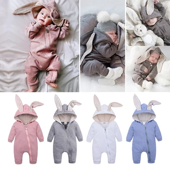 

Baby Romper Jumpsuit Spring Baby Onesie Long Sleeve Romper Girl And Boy jumpsuit For Infant Cute Rabbit Baby Costume