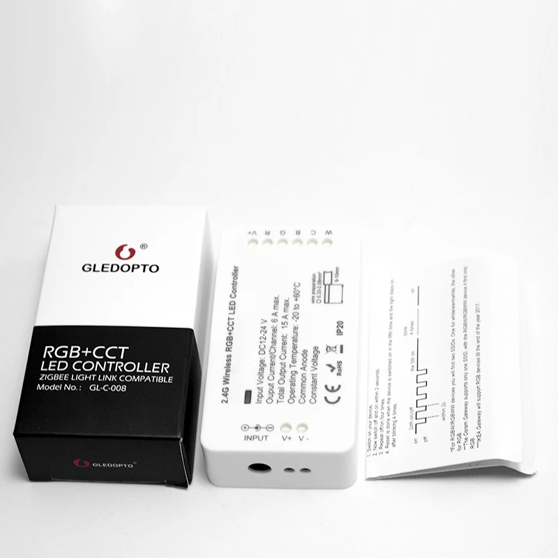 Умный ленточный светильник zigbee Zll link rgb/rgbw с контроллером DC12V/24 В zigbee rgb с управлением через приложение, совместимый с светодиодный ECHO g светодиодный opto СВЕТОДИОДНЫЙ rgb