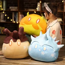 Kawaii – sac de frappe en peluche, élément Slime, dessin animé japonais, coussin de jeu, poupée, petite amie, cadeau de décoration d'anniversaire pour la maison
