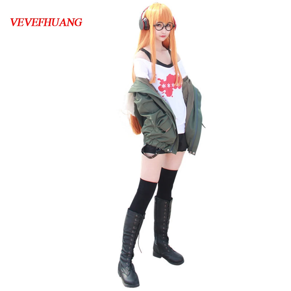 Vevefhuang Futaba Sakura Cosplay Game Persona 5 Costume Futaba Sakura Navi Persona 5 Cosplay Cotume Women Aliexpress