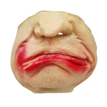 

Funny Carnival Party Mask Latex Clown Cosplay Half Face Horrible Scary Masks Masquerade Halloween Party Decor Halloween Props