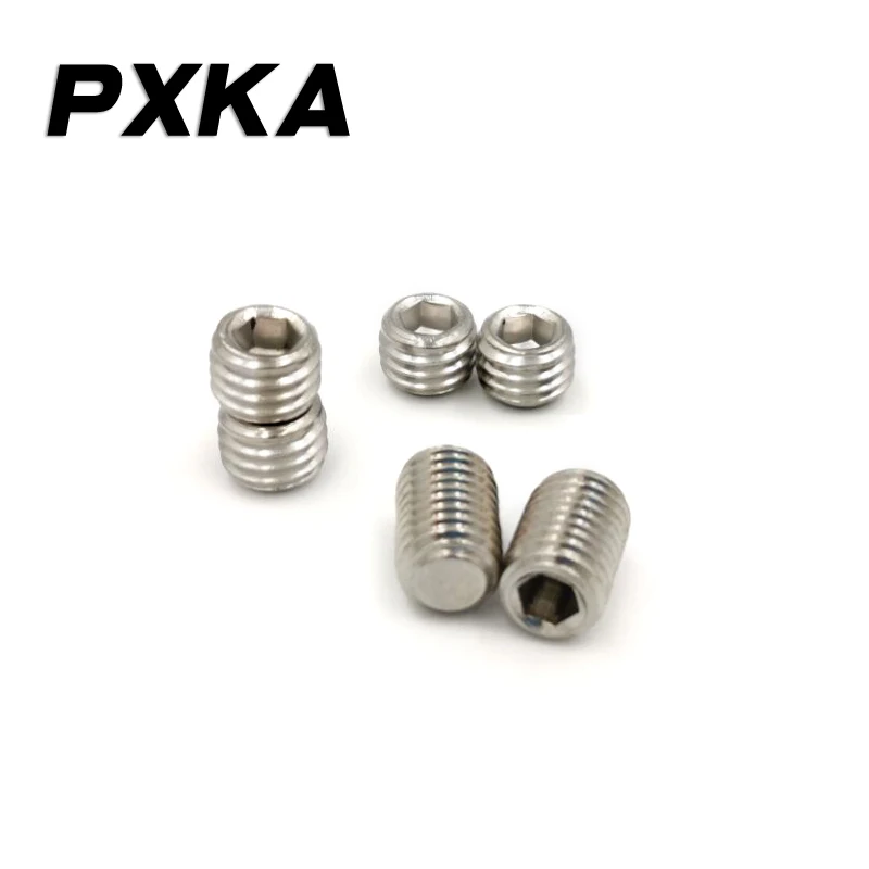 [M10] Stainless steel 304 flat end set screw, hexagon socket headless