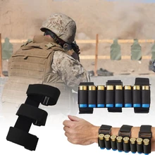 Outdoor Detachable Arm Bullet Bag Tactical Gun Holder Band Bullet Pouches For Multi-Function Hunting Hand Strap Accessory