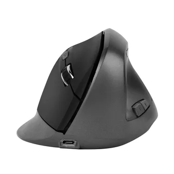 

USB Rechargeable Wireless Mouse 2.4GHz Vertical Gaming Mouse 1200 1400 1600 DPI Ergonomic Computer Mice for PC Laptop Office