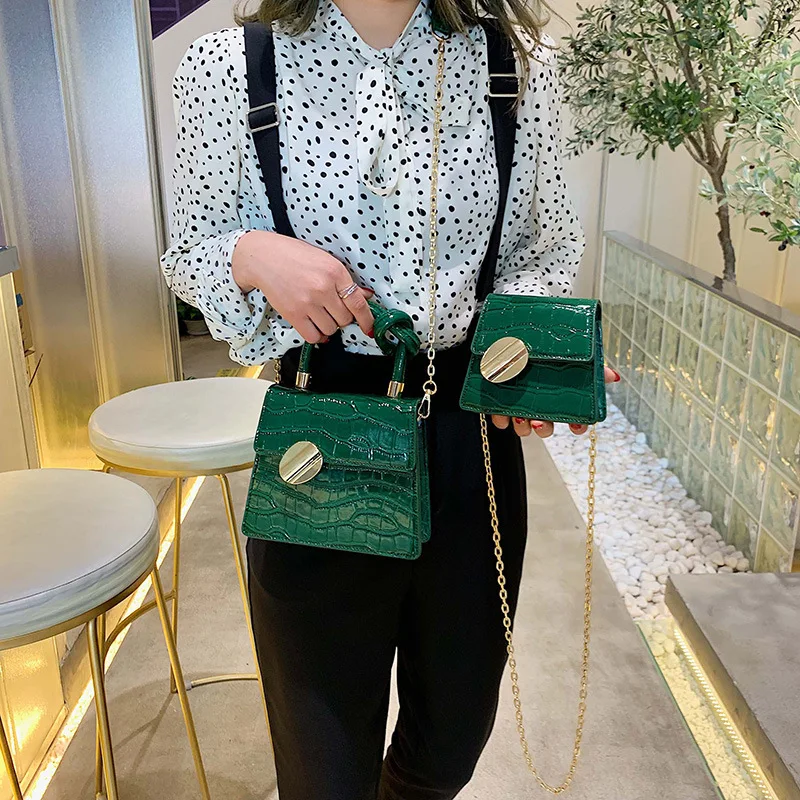 

Quality Stone Pattern Leather Crossbody Bags For Women Designer Mini Purses Handbags Chain Shoulder Messenger Bag GBG21