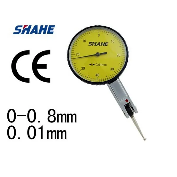 

SHAHE 0-0.8mm 0.01mm Accuracy Lever Dial Test Indicator Measuring Tool For Facilitate Accurate Measurement