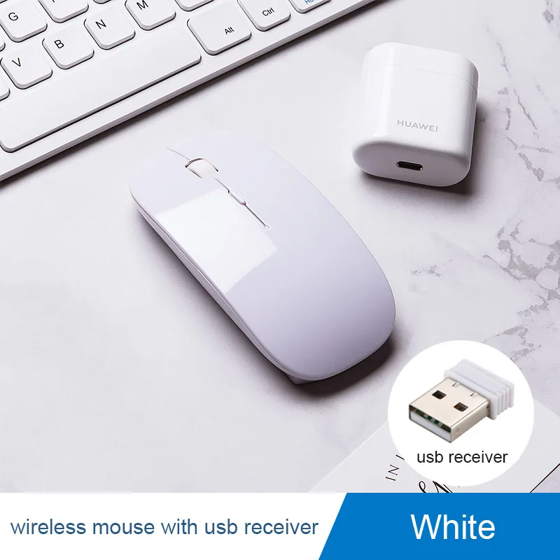 Беспроводная мышь для ноутбука HuaWei xiaomi 2 4G перезаряжаемая беспроводная Macbook air/pro