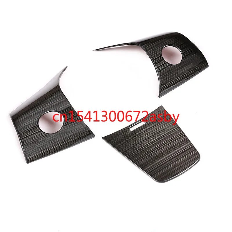 

For Tesla Model 3 Steering wheel button decorative frame special car interior sticker sequins