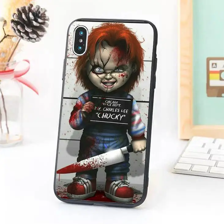 Bernandez 5 5S SE 6 6S мягкий резиновый из ТПУ чехол для телефона iPhone 7 8 Plus X Xs Max XR кукла Чаки