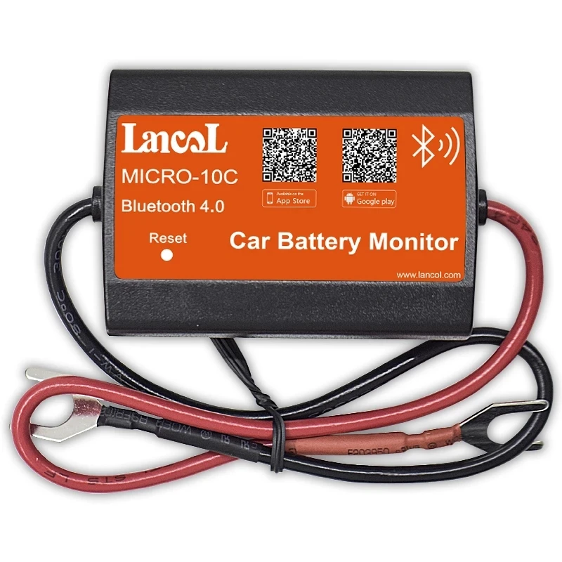 Battery Monitor Bluetooth MICRO-10 Bluetooth 4.0 12V Car Battery Tester Car Voltmetery Monitoring Tester For Cars Motorcycle