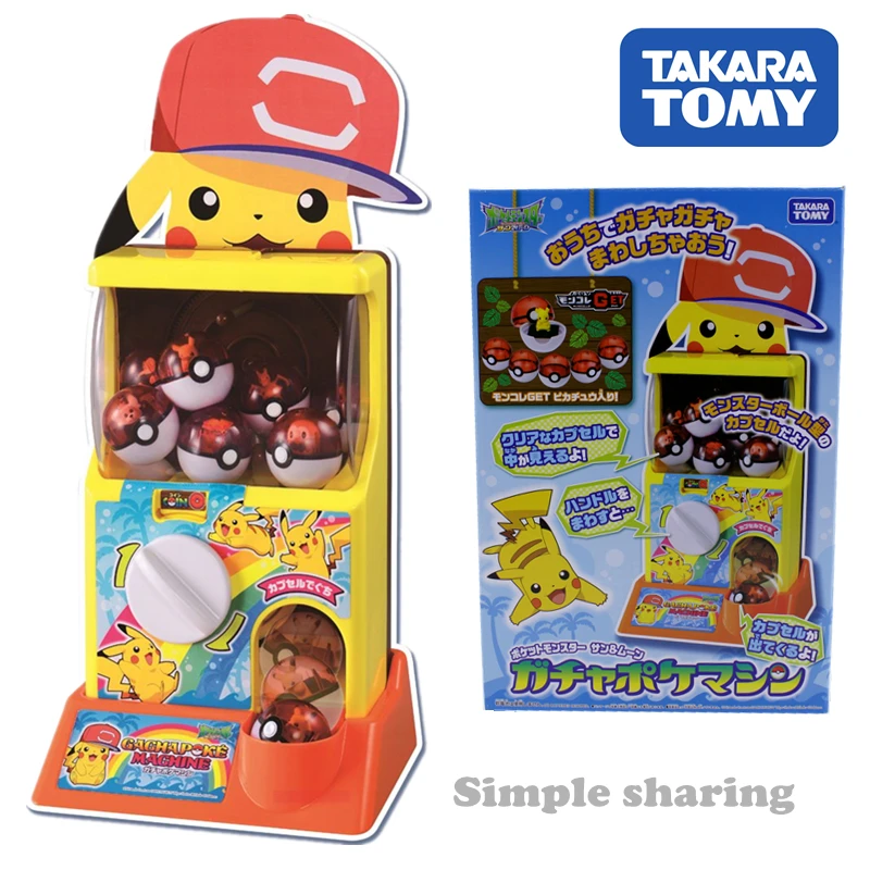 Takara Tomy Pokemon Sun & Moon Gacha Pocket Machine Monster Pikachu набор моделей популярные мягкие игрушки для