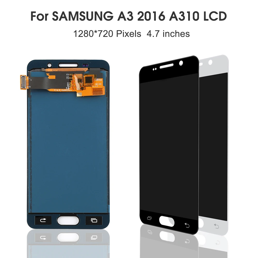 PINZHENG ЖК-дисплей для samsung Galaxy A3 TFT lcd кодирующий преобразователь сенсорного экрана в сборе для Galaxy A310 SM-A310F A310H A310M