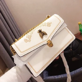 

Luxury Bee Metal Handbags Women Bags Famous Designer Messenger Bag High Quality Shoulder Bag Crossbody Bag