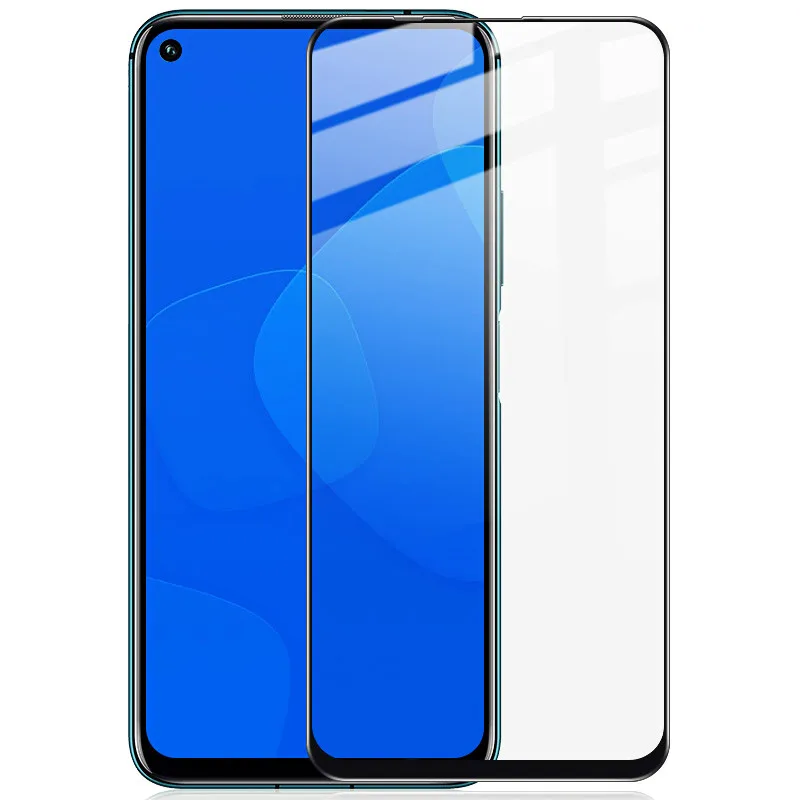 Черный Nova5T закаленное стекло huawei Nova 5T экранная пленка IMAK полное покрытие протектор экрана для huawei Nova 5T стекло huawei Nova T5 - Цвет: Черный