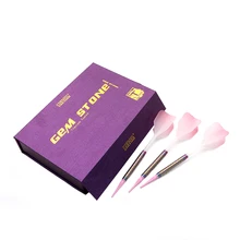 

CUESOUL PINK GEM STONE Uniformity Titanium Coated-20g Soft Tip Tungsten Darts