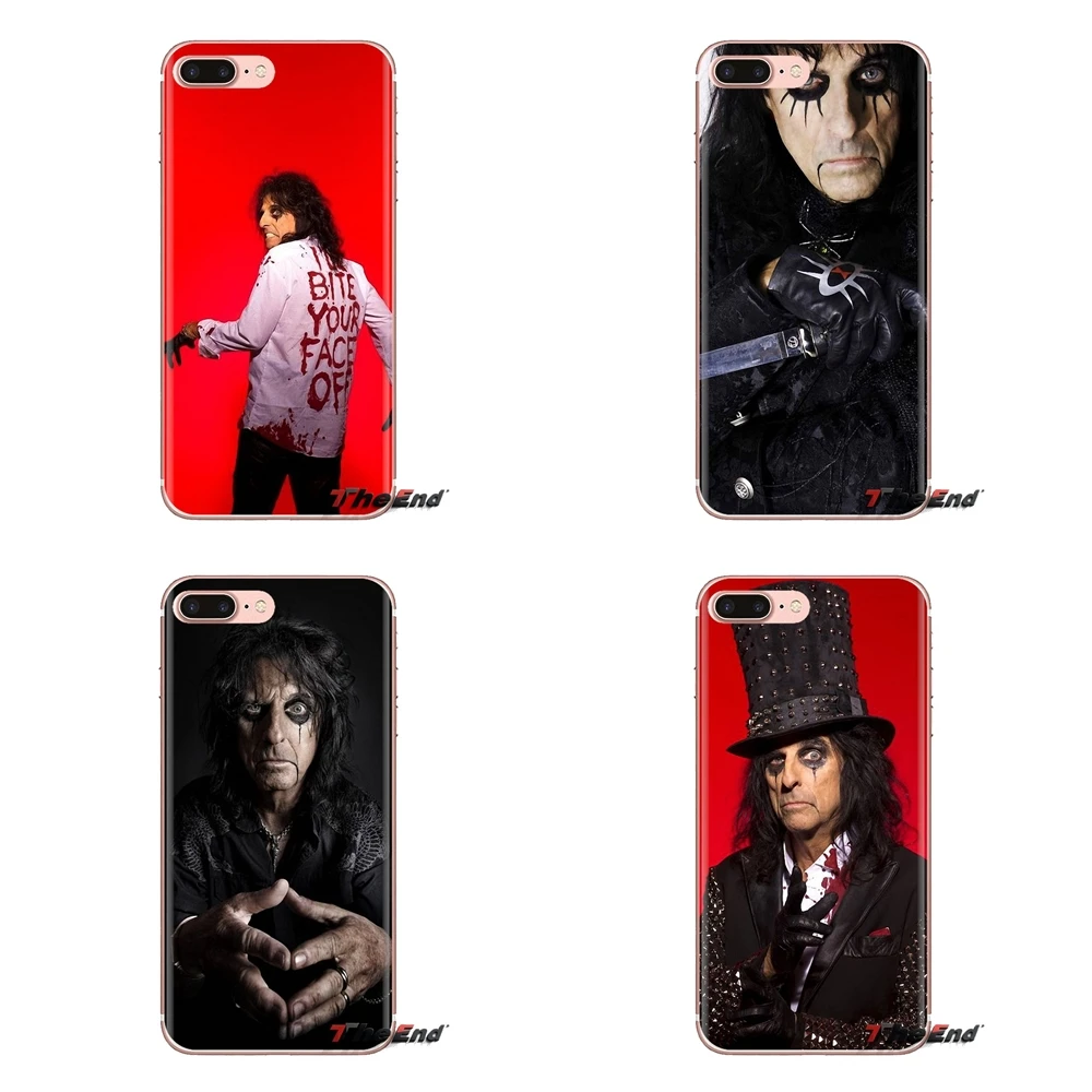 Silicone Cover For Huawei Honor 7X V10 6C V9 6A Play 9 Mate 10 Pro Y7 Y5 P8 P10 Lite Plus GR5 2017 Heavy metal band Alice Cooper |