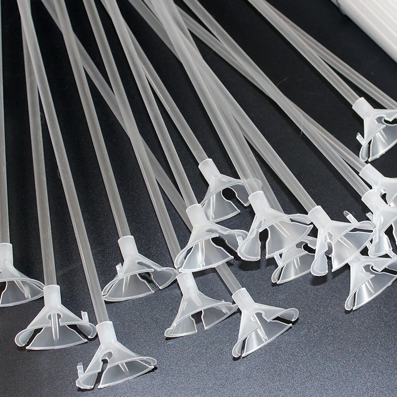 

10/20 комплектов, прозрачные зажимы для воздушных шаров, 40 см