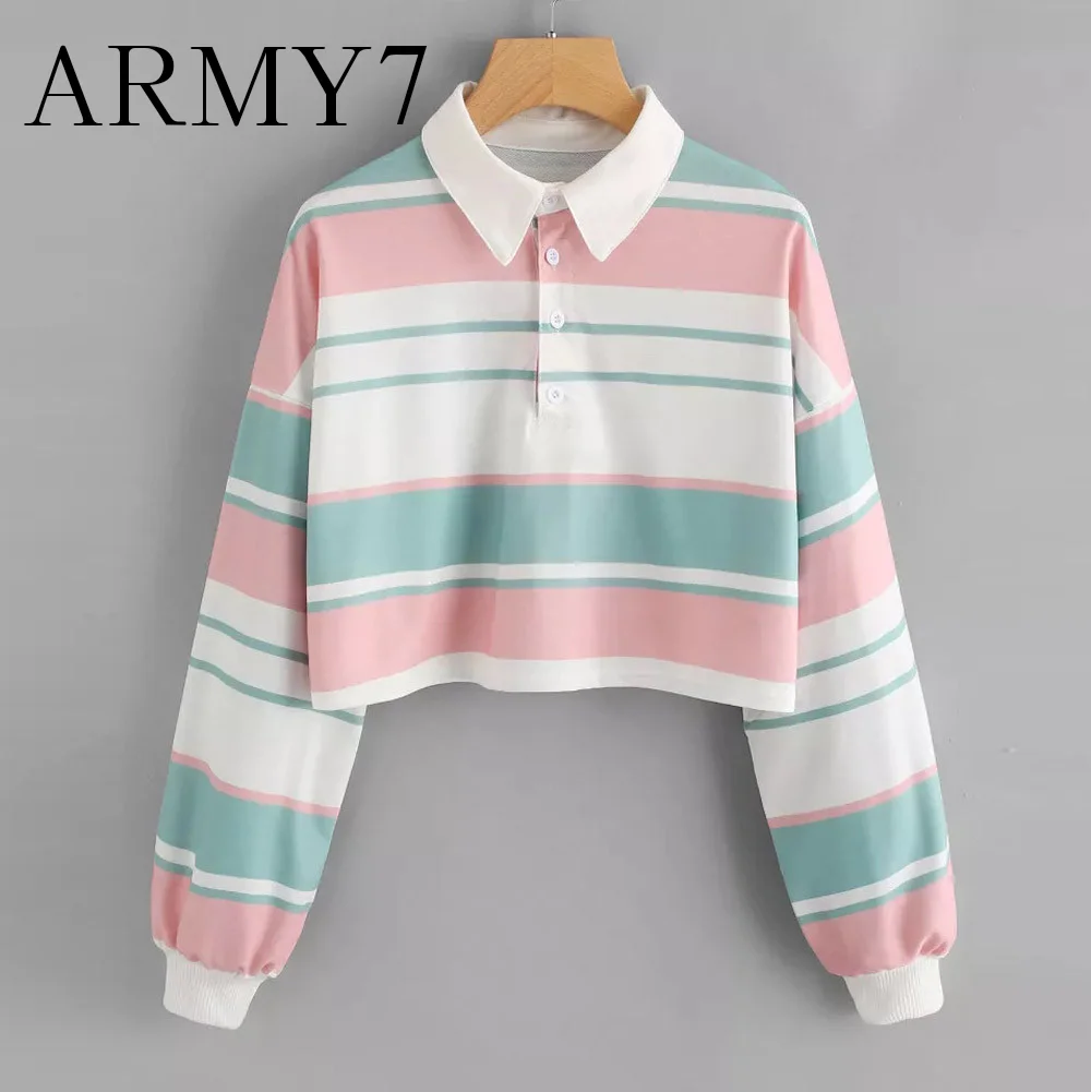 striped sweatshirt womens