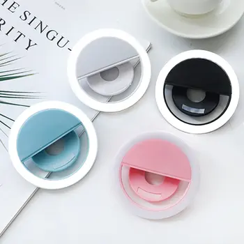 

New Selfie Light Ring Led Lamp Mobile Phone Lens Universal Selfie LED Lamp Ring Flash Cell Phone Camera Lenses Light Ring Clip