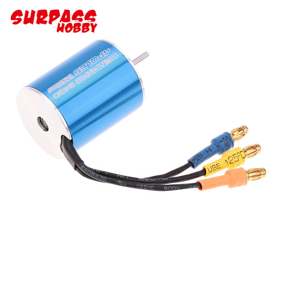 

2pcs/set 2430 5800KV/7200KV Sensorless Brushless Motor With 25A Brushless ESC for 1/16 1/18 RC Car/Truck