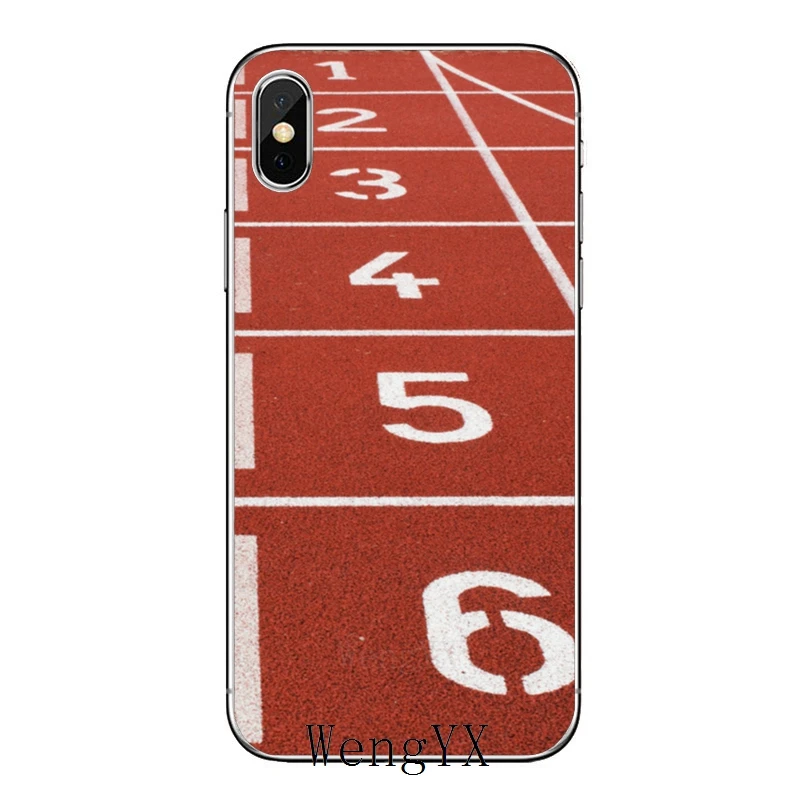 Легкая Беговая линия для iPhone XR X XS Max 8 7 6s 6 plus SE 5s 5c 5 iPod Touch аксессуары чехол для телефона - Цвет: Start-Line-A-07
