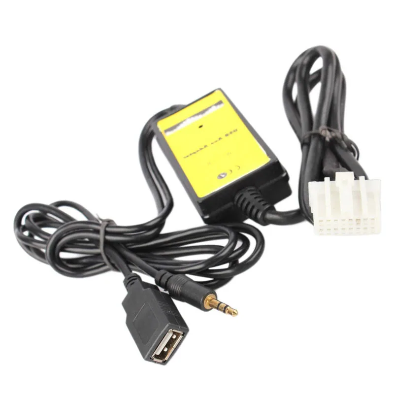 USB AUX MP3-плеер адаптер автомобильный цифровой музыкальный Cd чейнджер 3,5 мм для M azda 2/3/5/6/CX7/MX5/MPV/Miata/Tribute/RX8 интерфейс