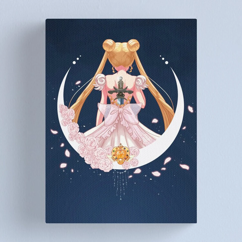 

Home Decoration Japanese Anime Sailor Moon Hd Print Modular Pictures Canvas Painting Wall Art For Girl Bedroom Poster Frame Gift