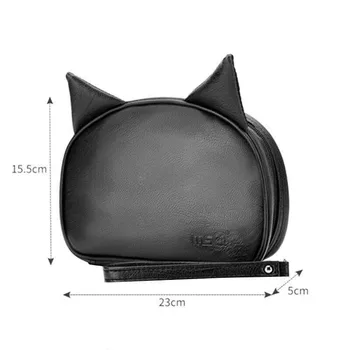 

2020 Newest MSQ 12PCs Black Cat Eyeshadow Makeup Brush Set Power Blush Brush + PU Zipper Bag Glamour Black Cat Makeup Brush Set
