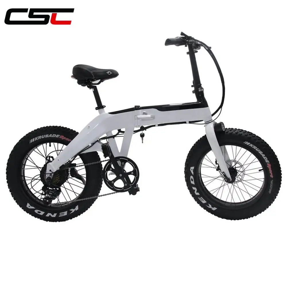 Fat Bike 48В 500 Вт 20 &quot4 0 Tire Электрический велосипед снег горный складной