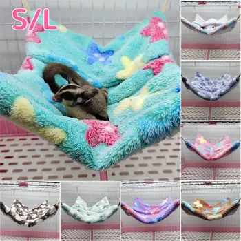 

Hanging Hammock Nap Sack Swing Bag Pet Sleeper for Ferret Rat Sugar Glider and Other Small Animals