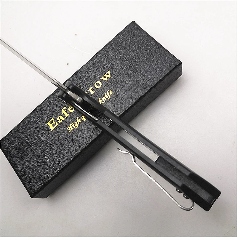 Фото Складной нож Eafengrow EF934 D2 G10, портативный карманный резец для кемпинга и охоты, фруктовый домкрат, для повседневного использования, посуда, инструмент для улицы №4