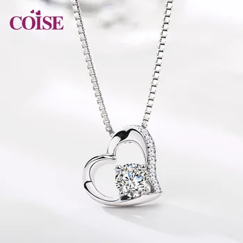 

S925 pure silver zirconium core Pendant Necklace