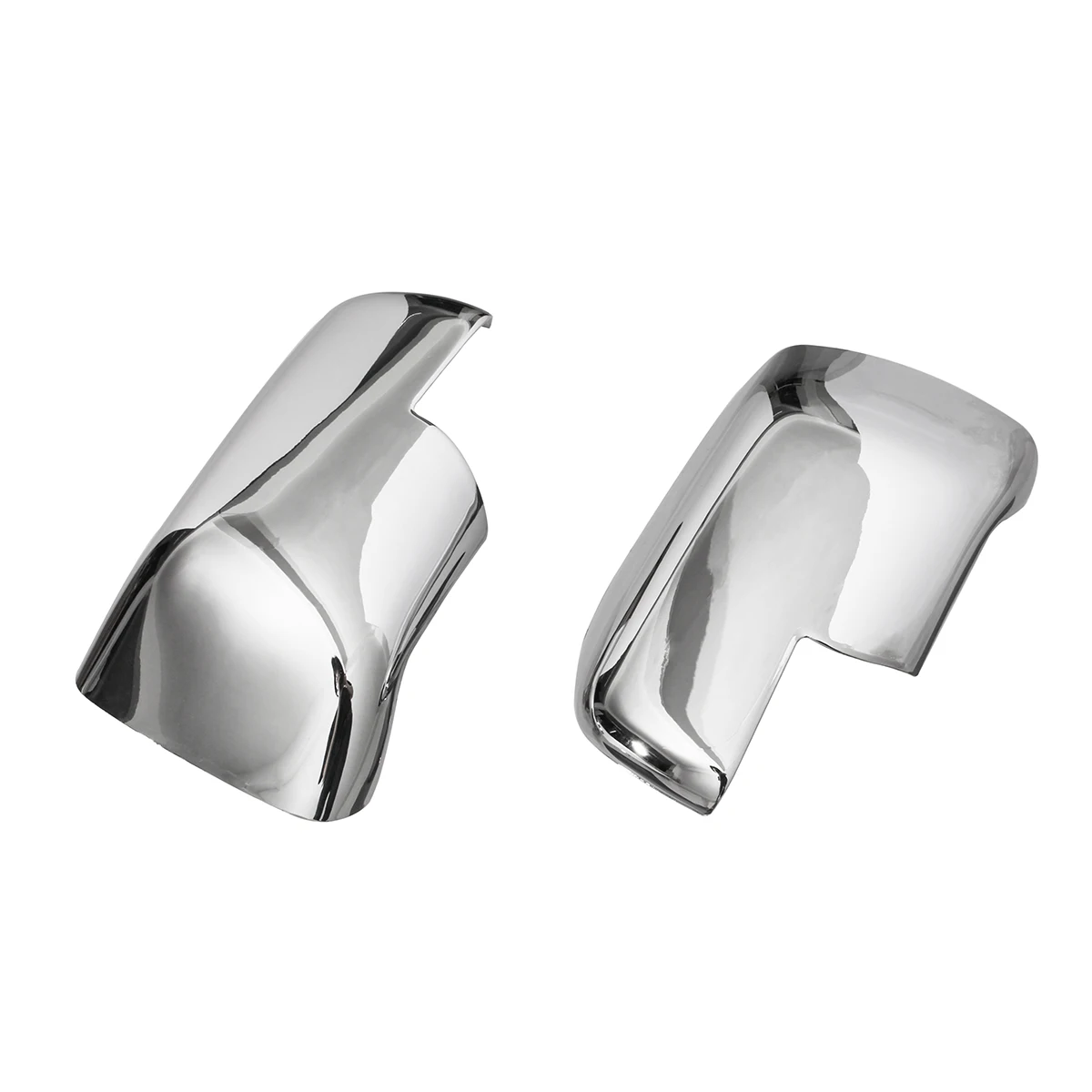

Pair Full Chrome Wing Side Mirror Covers Caps For Land Rover Discovery 3 Range Sport Freelander 2 2004 2005 2006 2007 2008 2009