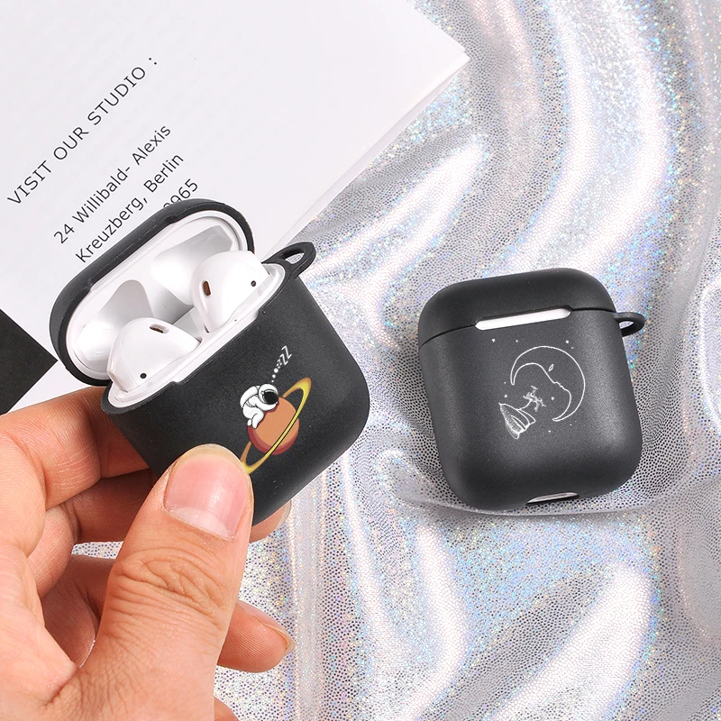 Generic Cute Explore Moon Space Astronaut For Apple Airpods