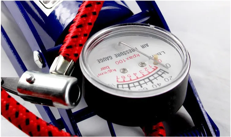 Wholesale New Style Upgraded Foot Tire Pump General Pedal Bicycle Car Bike Pump with Barometer