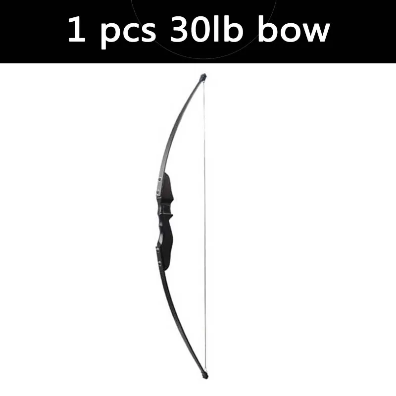 30lbs bow Лук и стрела Рекурсивный лук охотничий снятый лук 30lbs/40lbs со стрелами из стекловолокна, стрела трубка для стрельбы из лука охота стрельба - Цвет: 30lbs bow