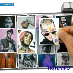 Affiches de Style rappeur Star Lil Peep, 25 pièces, autocollants de mode pour téléphone portable, ordinateur portable, bagages, autocollants de Skateboard 