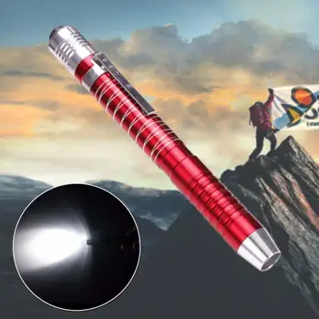 

Mini Flashlight Pocket LED Torch Clip Penlight Lamp Simply Mode Waterproof
