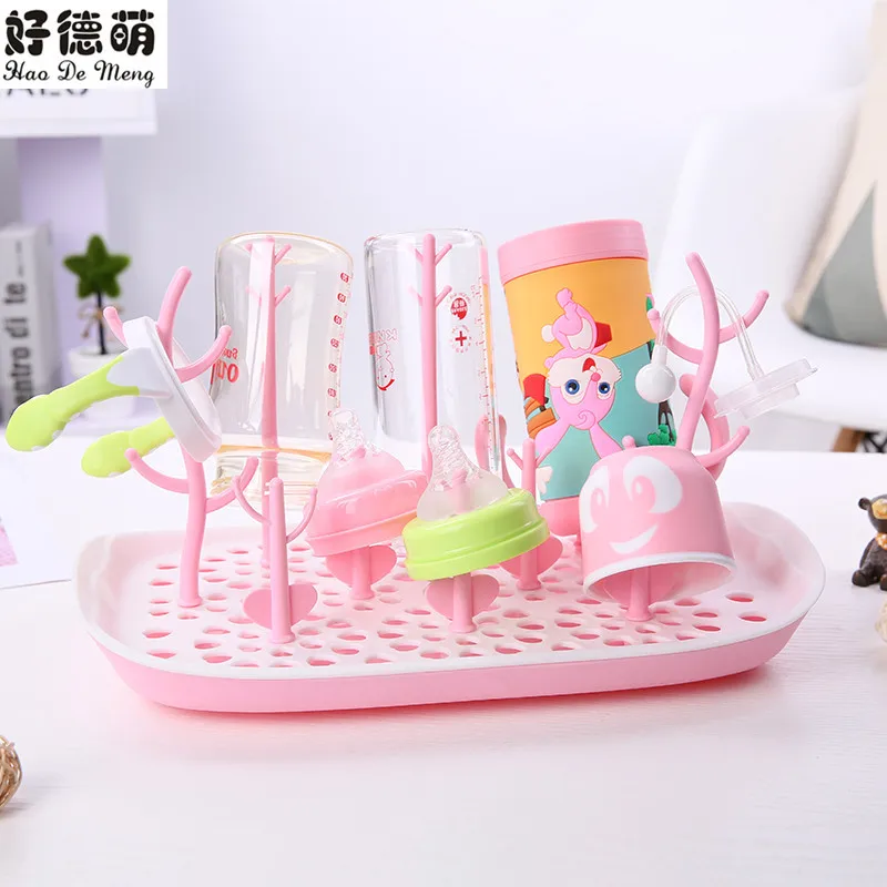 

Maternal And Child Supplies Creative Bottle Drying Rack Infant Feeding Bottle Drying Rack Customizable Draining Rack for Feeding
