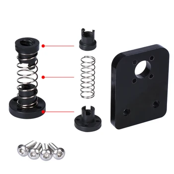 

T8 Anti Backlash Spring Loaded Nut Plastic Kit Elimination Gap Nut Lead 8MM Threaded Rod T8 Lead Screw CNC DIY 3D Printer Parts