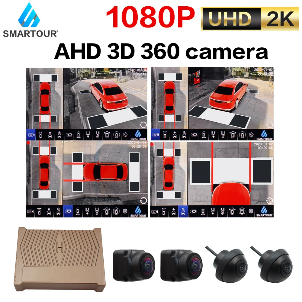 Автомобильный видеорегистратор 2021 дюйма HD 3D система объемного - Цена: 14 231,11 - 16 818,42 руб.