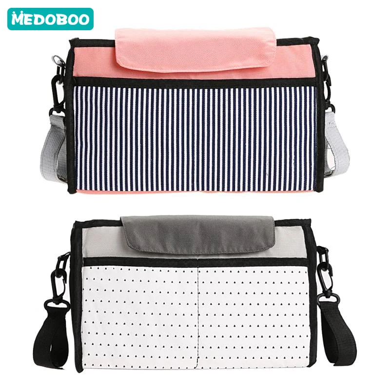 

Medoboo Baby Stroller Accessories Bag On a Stroller Organizer Baby Diaper Bags Maternity Bag for Wheelchairs Bottle Cup Bags