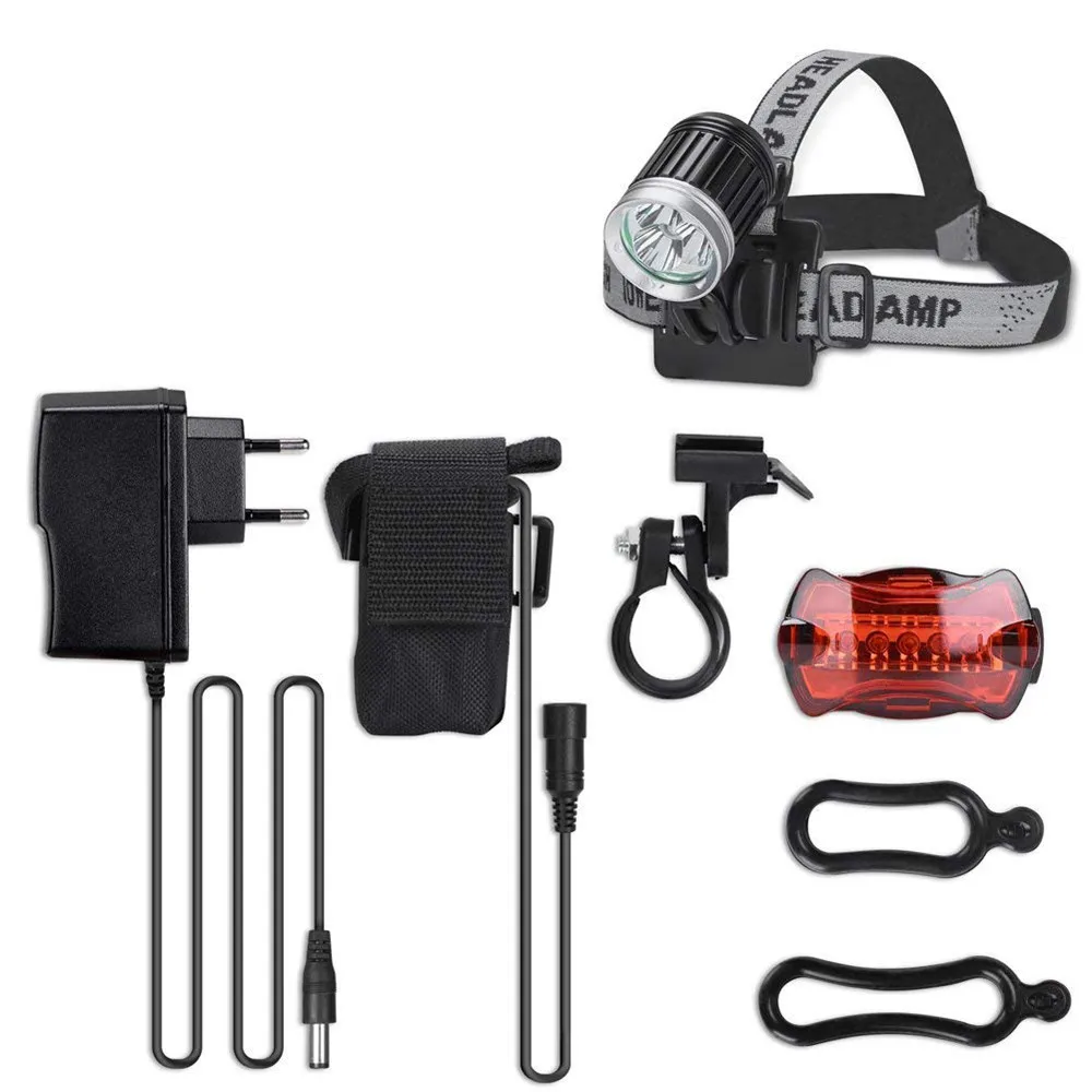 Top ISHOWTIENDA 2019 Powerful Lamp Bike Lighting MTB Headlight Bike LED Rechargeable Waterproof #6py 4