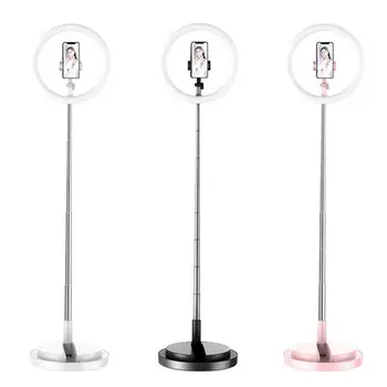 

New Y2 240 Lamp Beads Fashion LED Round Fill Light Set with Ring Base 3 Colors Dimmable Light Source Portable Storage Lights