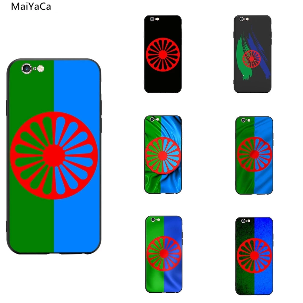 Чехол для телефона MaiYaCa Gypsy Romei с римским флагом s iPhone 7 8 Plus X XS XR 11 Pro samsung чехол из