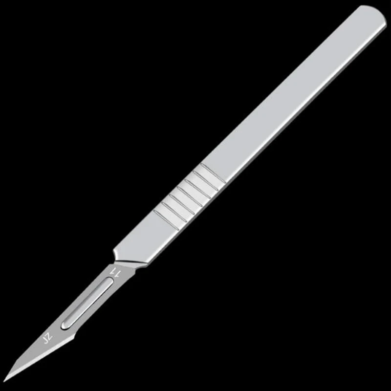 1pc Number 11 Handle 11#23# углеродистая сталь хирургические скальпель лезвия DIY режущий нож Ручка инструмент для ремонта печатной платы Гравировка животное хирургический нож - Цвет: 1pc Number 11 Handle