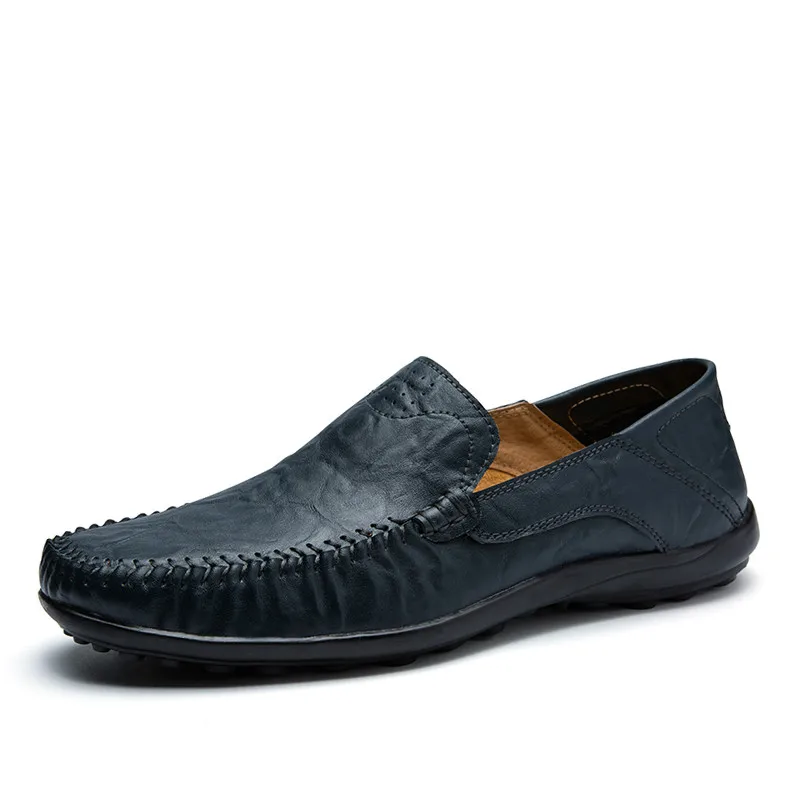 

Summer Comfortable Genuine Leather Soft Hole Men Shoes Loafers Male Moccasins Flats Casual Boat Driver Footwear Driving