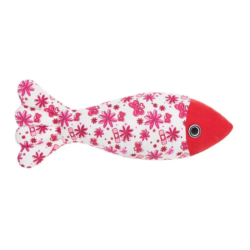 Кошка подушка с кошачьими зубами чистая красочная Рыба игрушки для котенка шлифовальный коготь