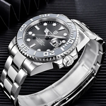 

PAGANI DESIGN 40mm Automatic Mechanical Men's Watches Top Brand NH35A Stainless Steel Sports Waterproof Watch Relogio Masculino